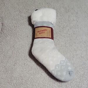 White and Gray Women's Socks